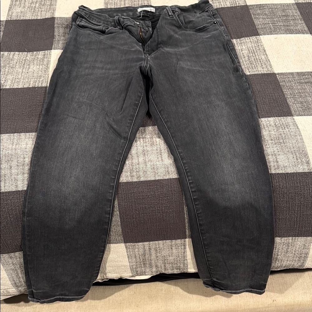 Good American Charcoal Denim Jeans